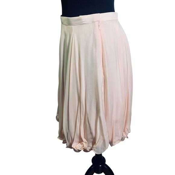 J. PETERMAN Skirt 6 Silk Ballerina Wired Ruffle‎ Layered Hem Hidden Zipper NWOT - Picture 2 of 13